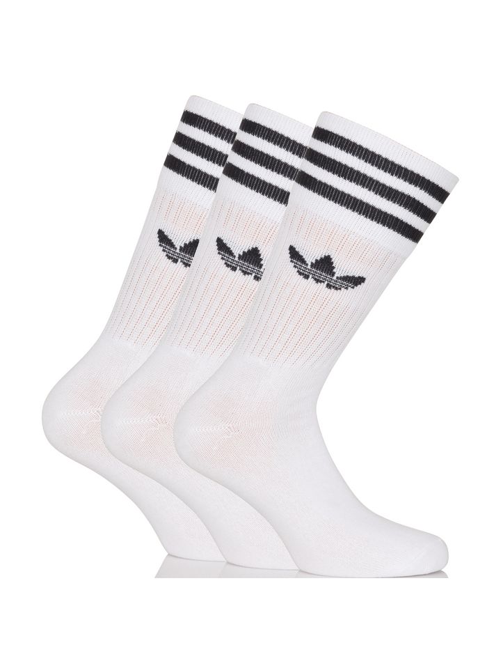 ADIDAS 3er-Pack halblange Socken in Weiß