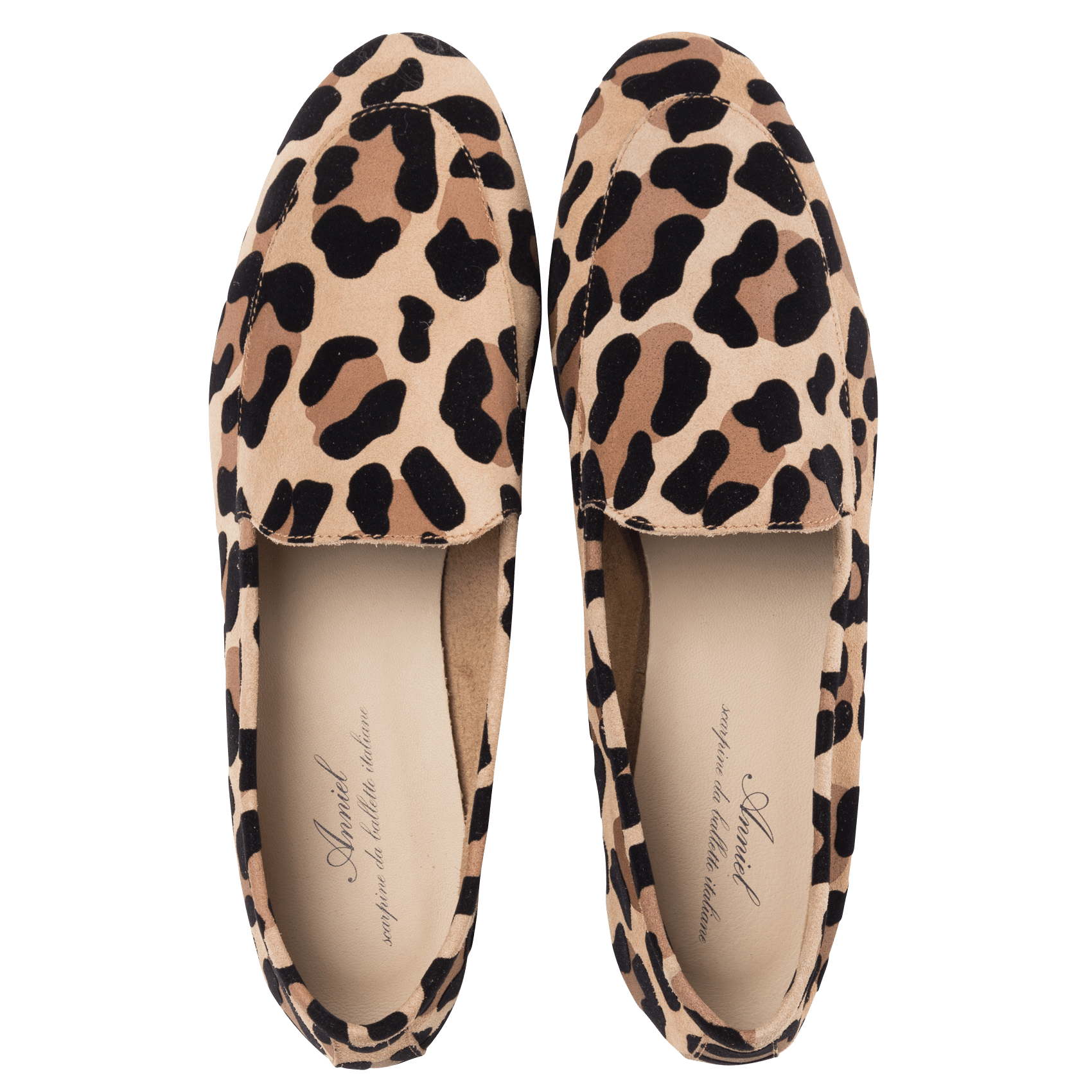 slipper mit leopardenmuster