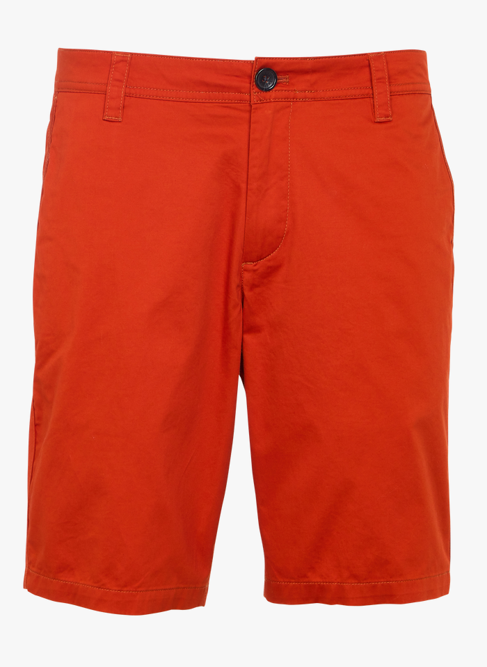 ARMANI EXCHANGE Chino-Shorts aus Stretch-Baumwolle in Orange
