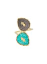 BE MAAD TURQUOISE/ONYX TEXTURE Golden