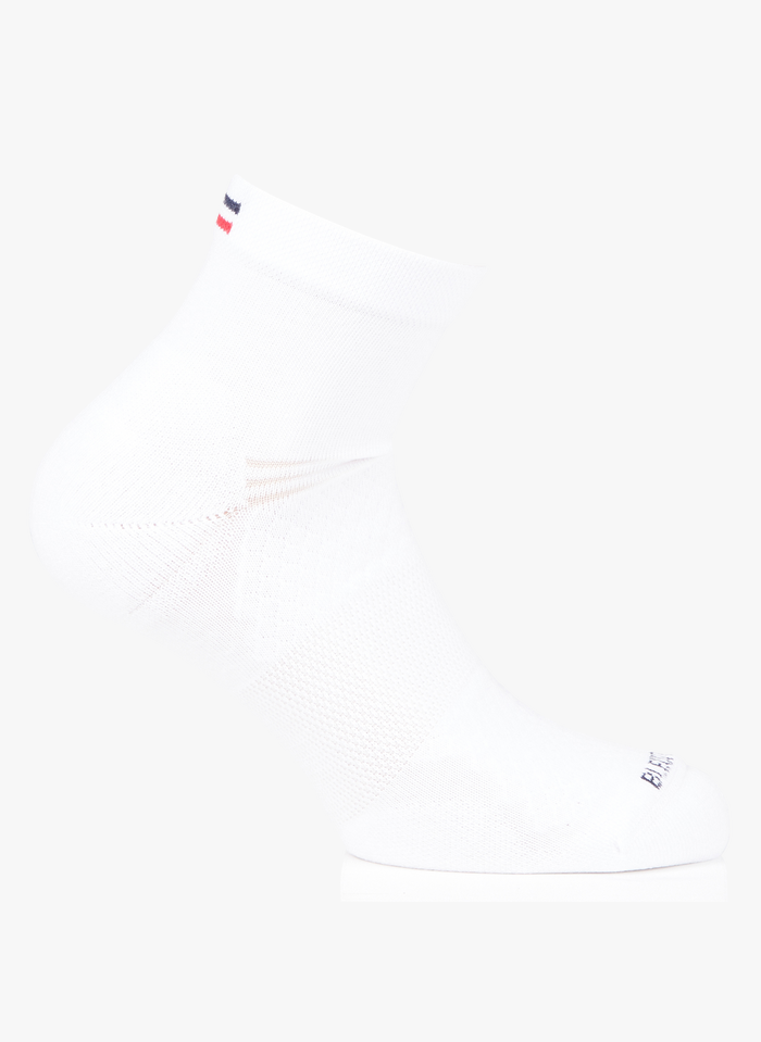 BLEUFORET Niedrige Socken aus Baumwoll-Mix in Weiß