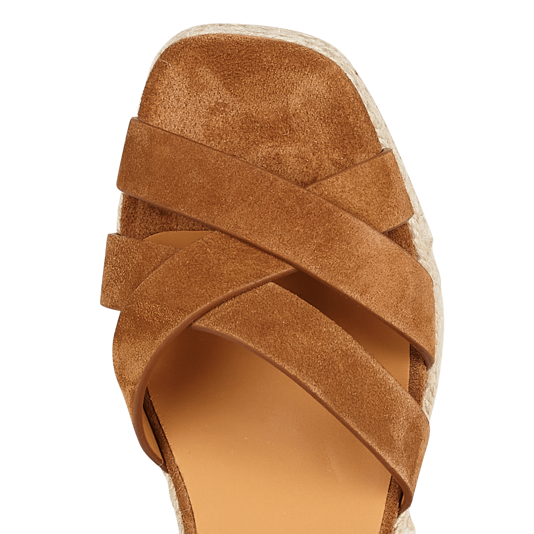 keilabsatz sandalen leder