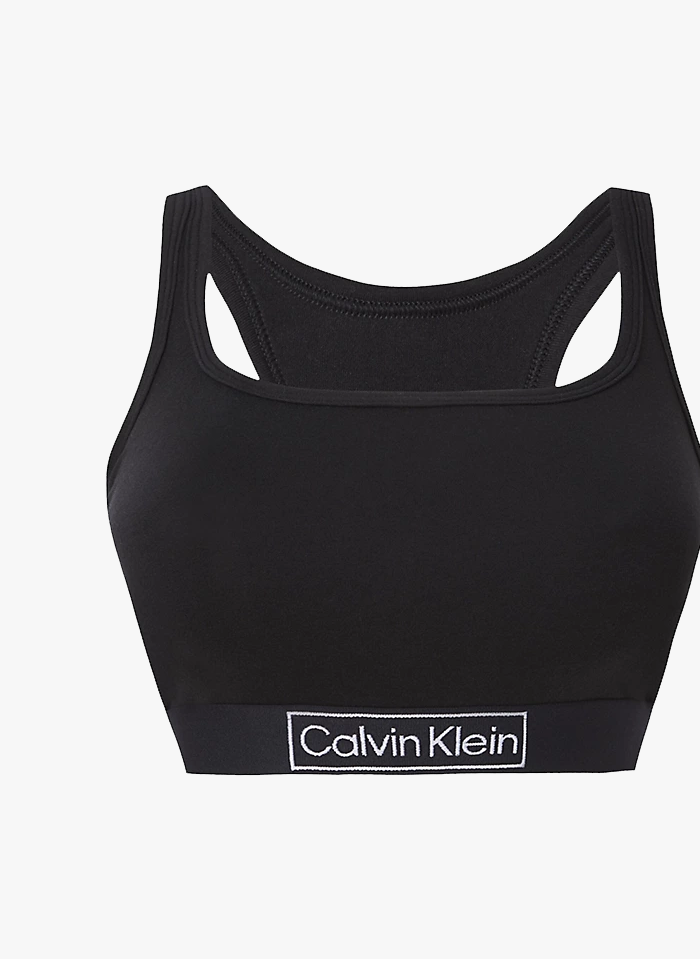 Bustier Aus Stretch-baumwolle | Place Black Underwear Calvin des Tendances Damen - Klein