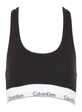 Calvin Klein Jeans UNLINED BRALETTE Rot - Unterwäsche Sport-BH Damen CHF  19.20
