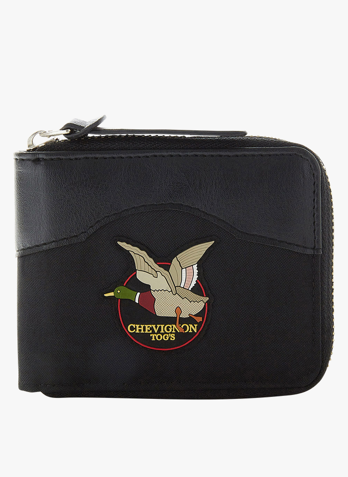 CHEVIGNON Brieftasche mit Togs-Logo in Schwarz