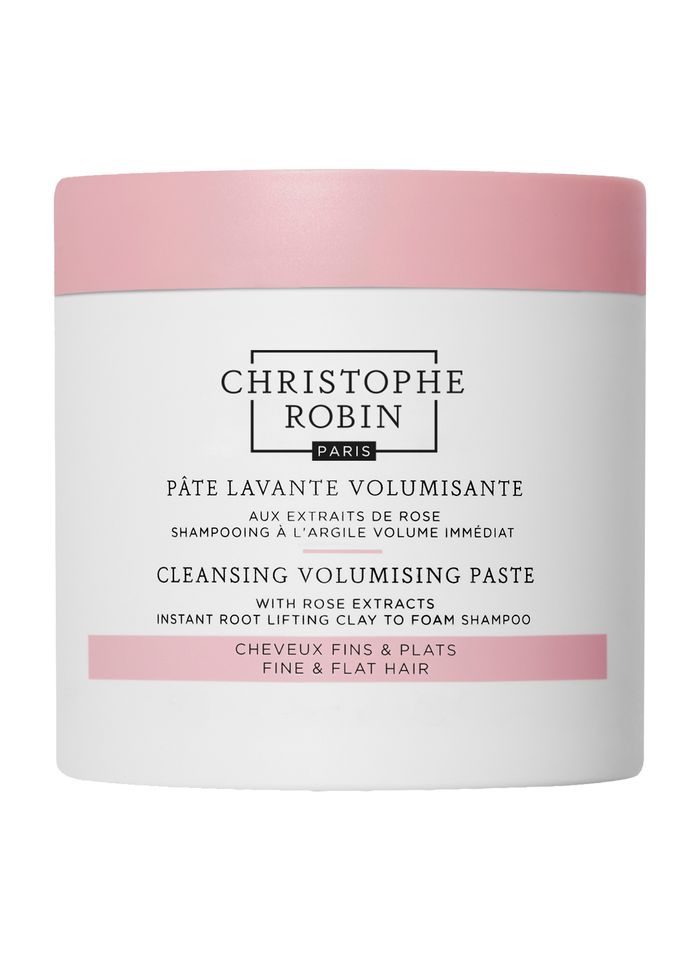 CHRISTOPHE ROBIN Cleansing Volumising Paste - Volumenshampoo-Paste mit Rosenextrakten 