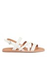 CLARKS WHITE LEATHER Weiß