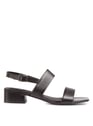 CLARKS BLACK LEATHER Schwarz