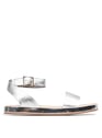 CLARKS SILVER LEATHER Silber