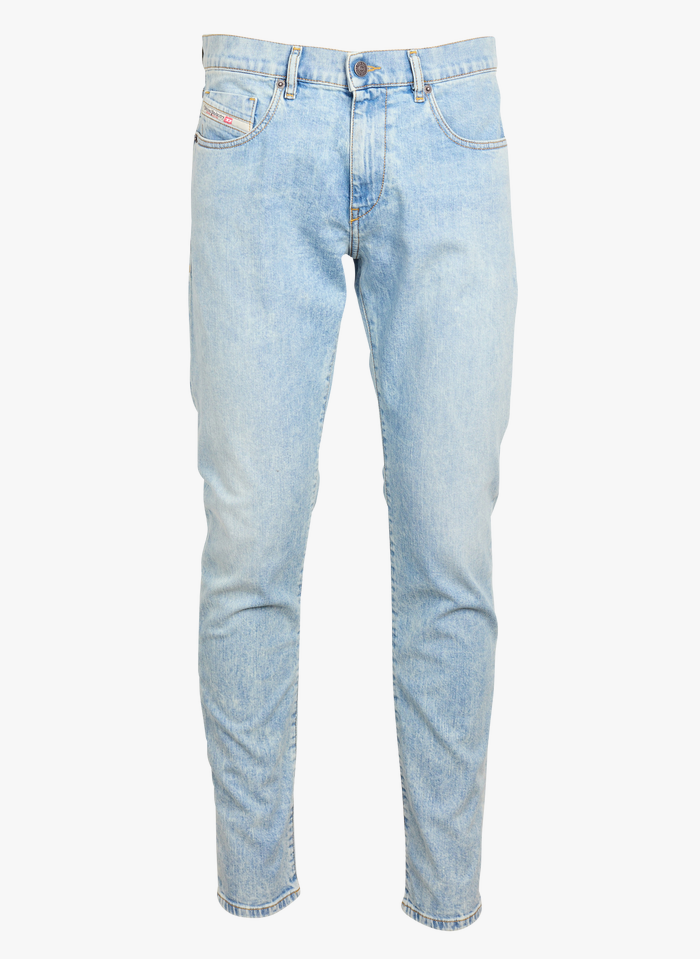 DIESEL Stone Washed Slimfit-Jeans aus Stretch-Baumwolle in Bleached Jeans