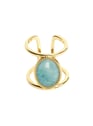 EMMA & CHLOE OR-Amazonite Golden