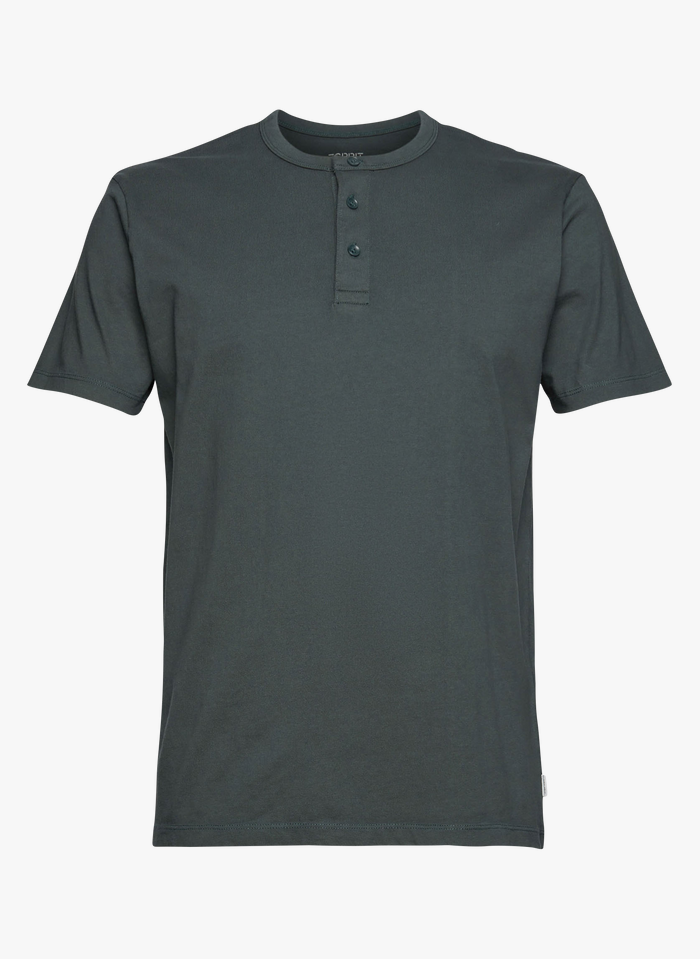 ESPRIT Rundhals-T-Shirt aus Baumwolle, Regular Fit in Blau