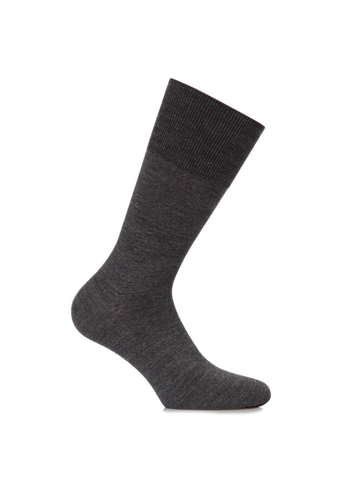 FALKE Socken aus Schurwolle und Baumwolle in Grau