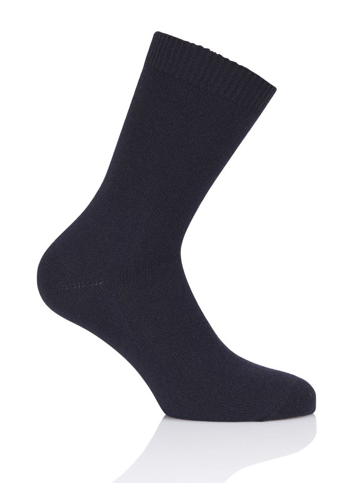 FALKE Socken aus Wolle und Kaschmir in Blau