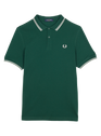 FRED PERRY IVY/SNOW WHITE Grun