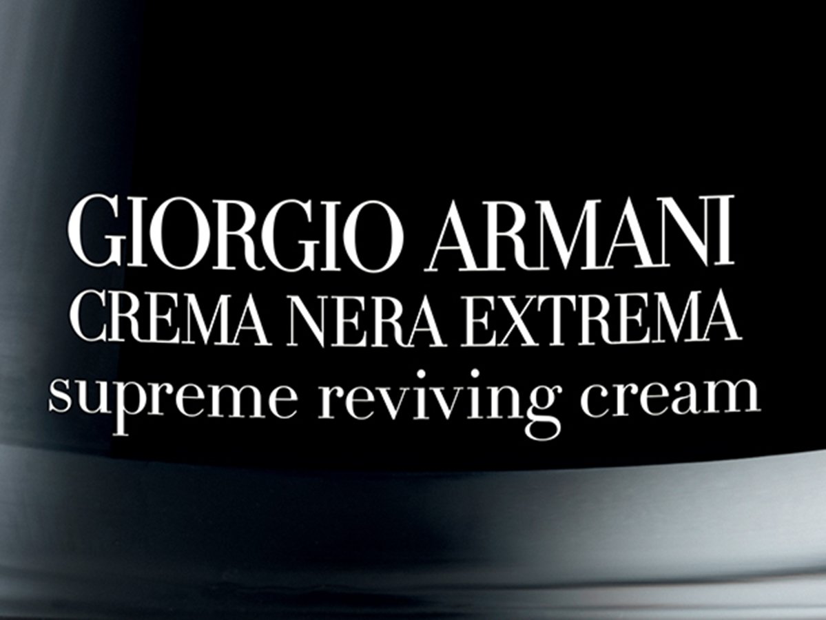 giorgio armani crema nera extrema terra pantelleria