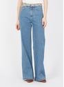 I CODE Bleu denim Bleached Jeans