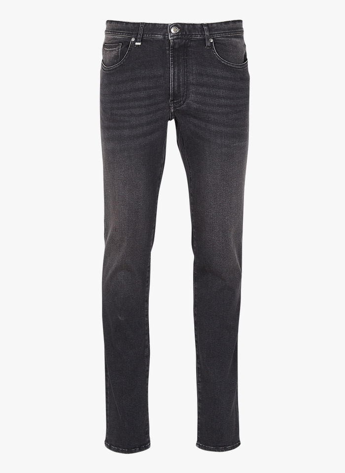 IKKS Slimfit-Jeans aus Stretch-Baumwolle in Grau