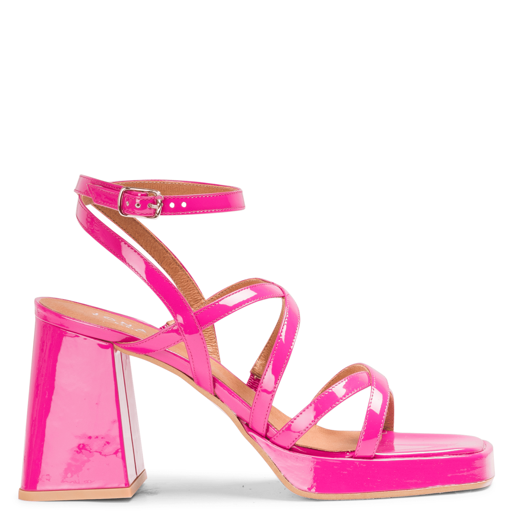 rose sandalen mit absatz