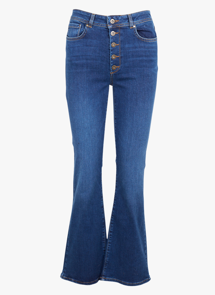 LA FEE MARABOUTEE Bootcut Jeans in Jeans ohne Waschung