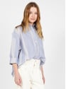 LA PETITE FRANCAISE RAYURES DENIM Blau