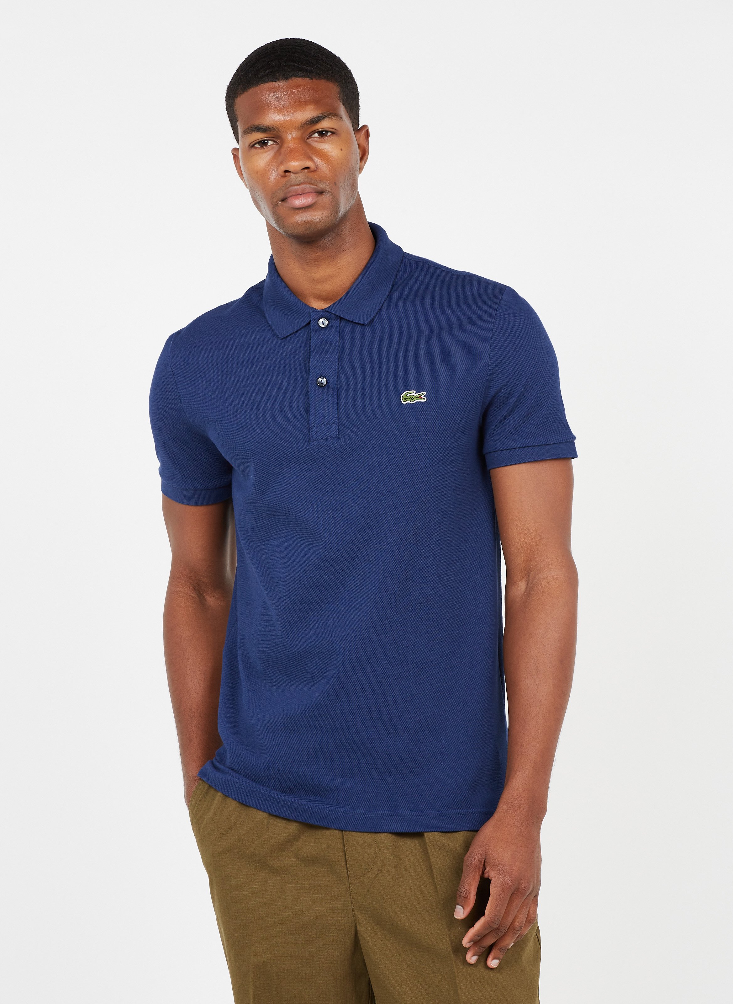 slim fit lacoste polo shirt