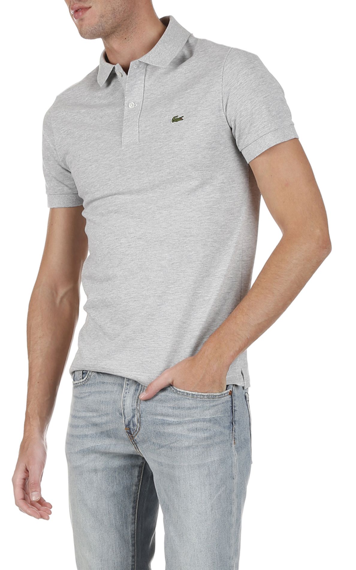 lacoste polo grau