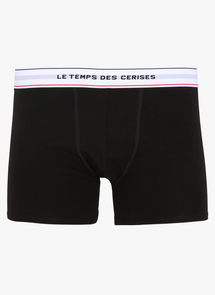 LE TEMPS DES CERISES 2er-Pack Boxershorts aus Baumwolle in Schwarz