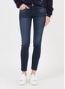 LE TEMPS DES CERISES BLUE / BLACK Stone-bleached Jeans