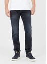 LE TEMPS DES CERISES BLUE / BLACK Stone-bleached Jeans