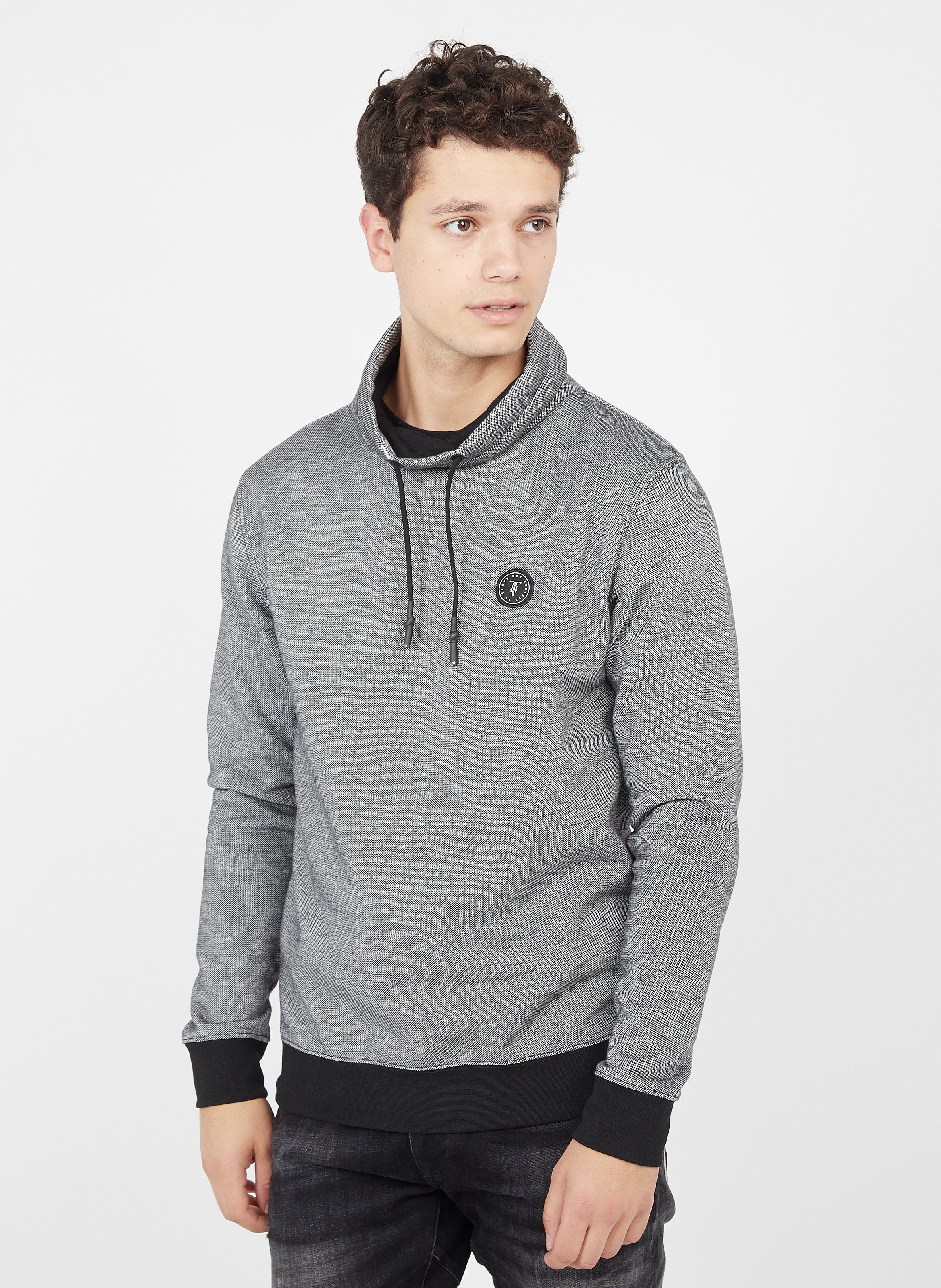 sweatshirt herren mit stehkragen