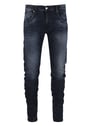 LE TEMPS DES CERISES BLUE - BLACK Bleached Jeans