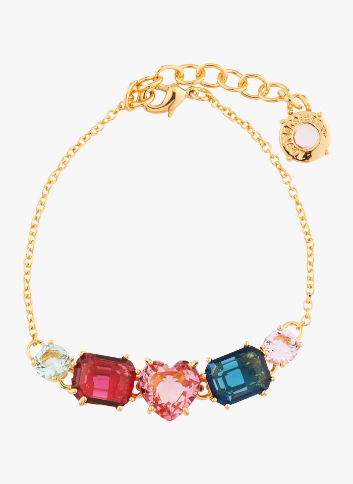 LES NEREIDES La Diamantine - Armband mit Steinen in Golden