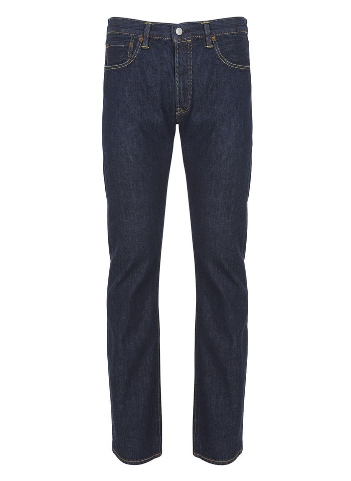 LEVI'S 501 Jeans - Gerade geschnitten, aus Baumwollstretch, Raw Denim in Jeans ohne Waschung