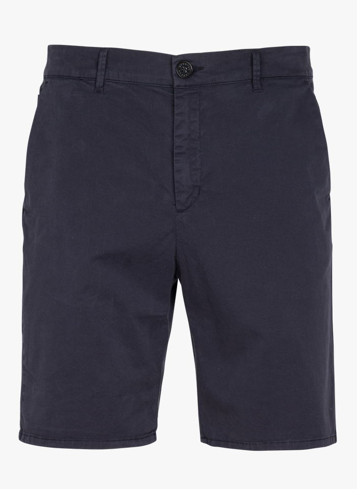LOREAK MENDIAN Shorts aus Baumwoll-Mix in Blau