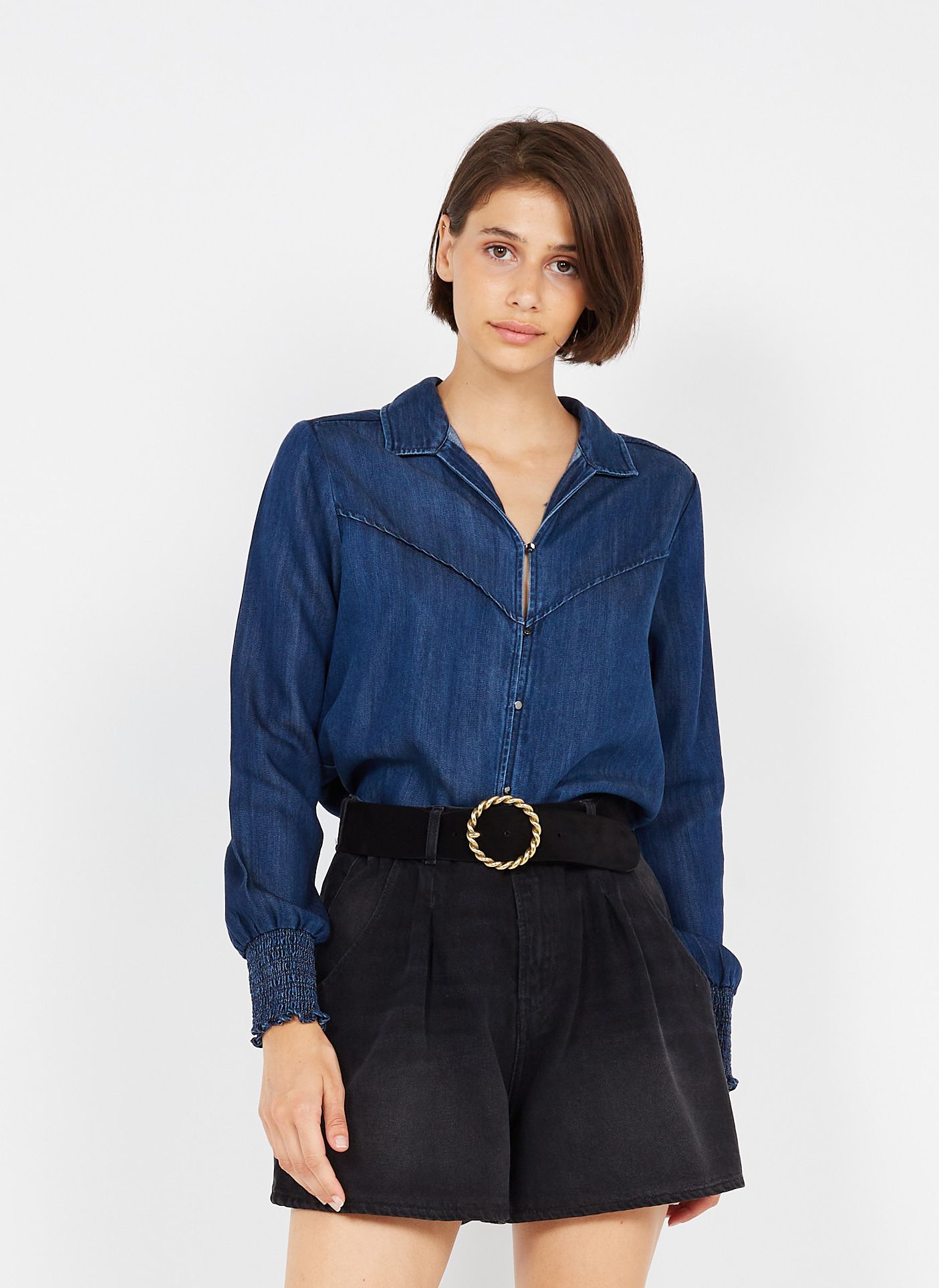 Zara Bluse Blau M Rabatt 90 % DAMEN Hemden & T-Shirts Chiffon 