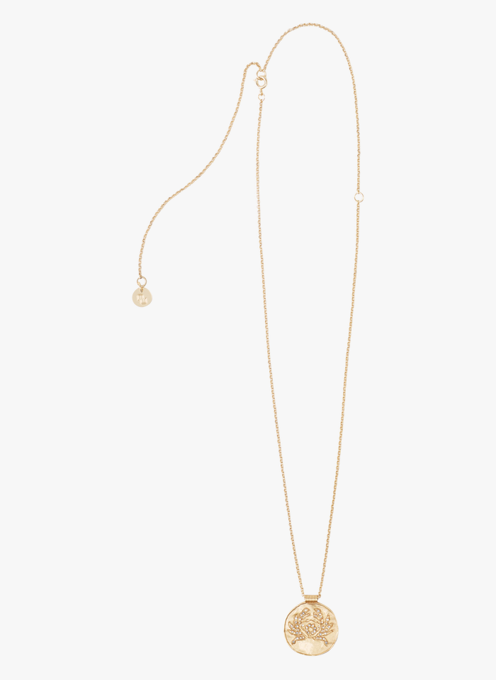 MAJE Halskette mit Sternzeichen-Medaillon in Golden