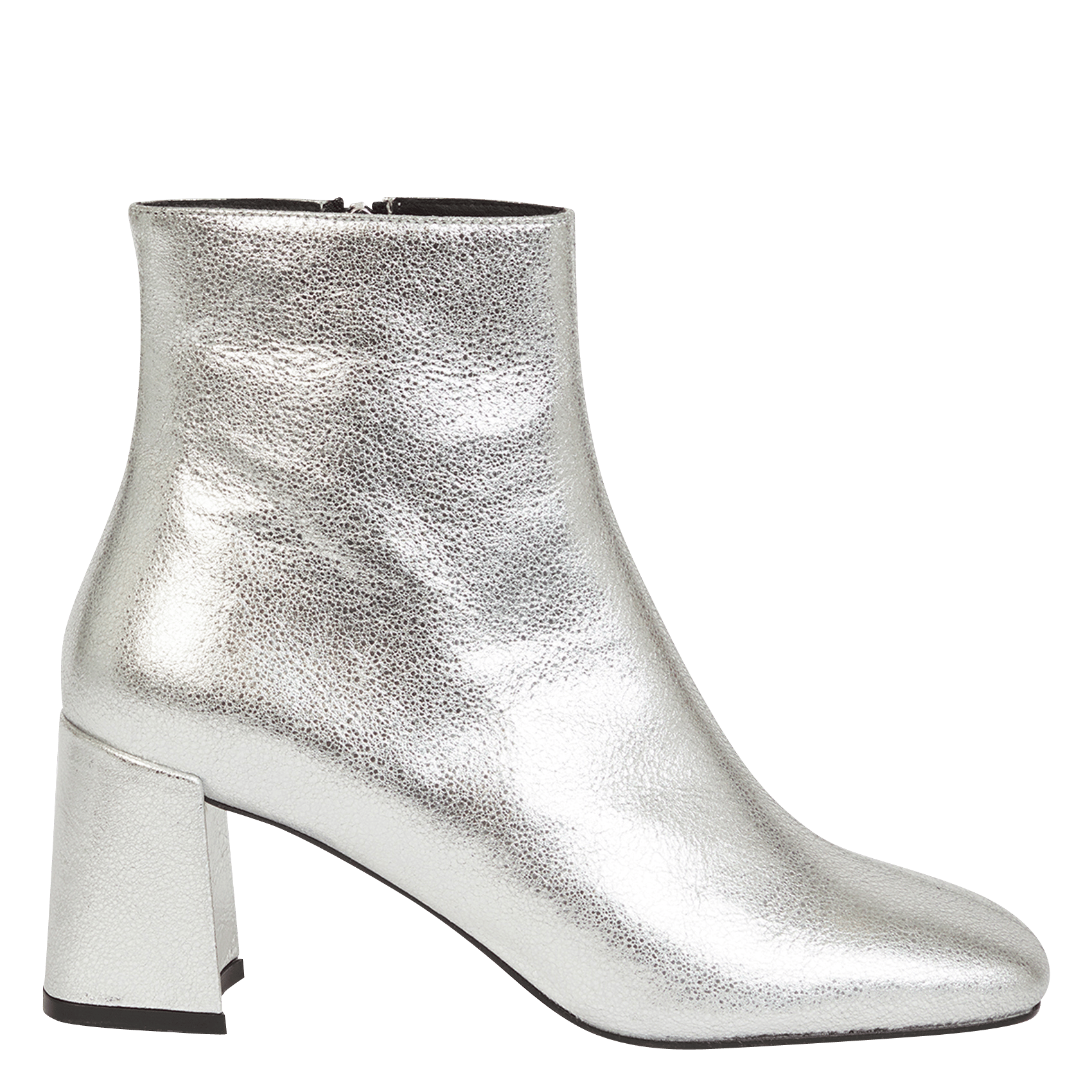 damen stiefeletten silber