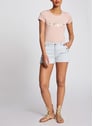 MORGAN JEAN BLEACHED Blau