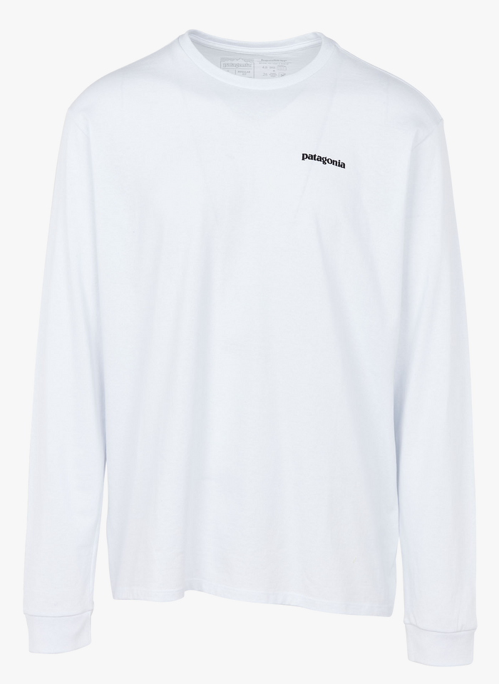 PATAGONIA Rundhals-T-Shirt aus Recycling-Baumwoll-Mix mit Siebdruck, Regular Fit in Mehrfarbig
