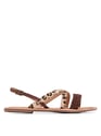 PIECES Warm Taupe leo Braun