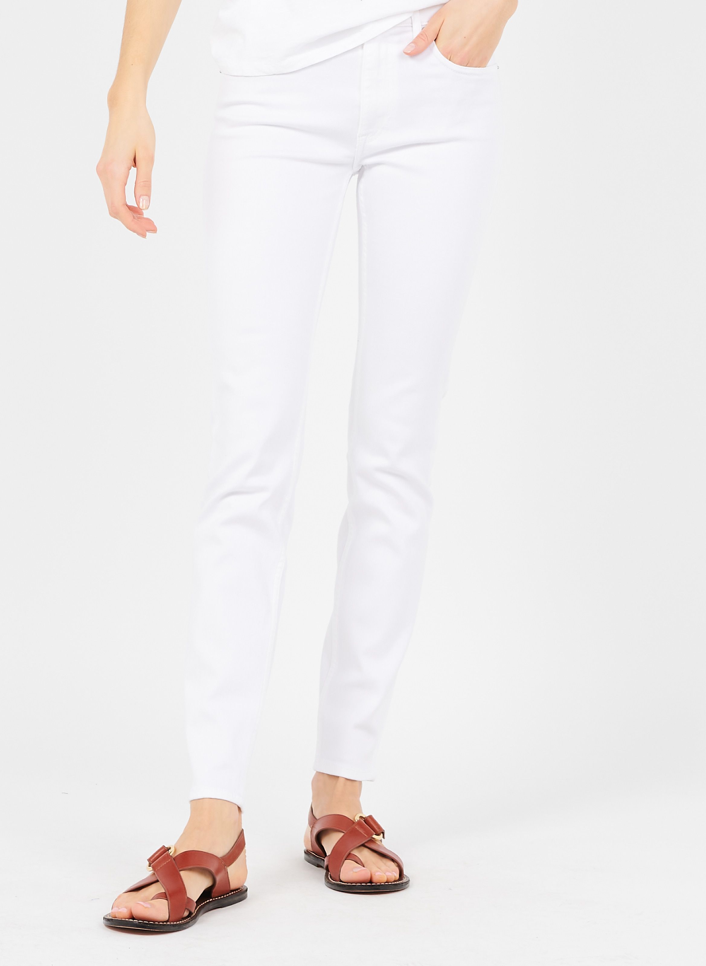 ralph lauren white skinny jeans