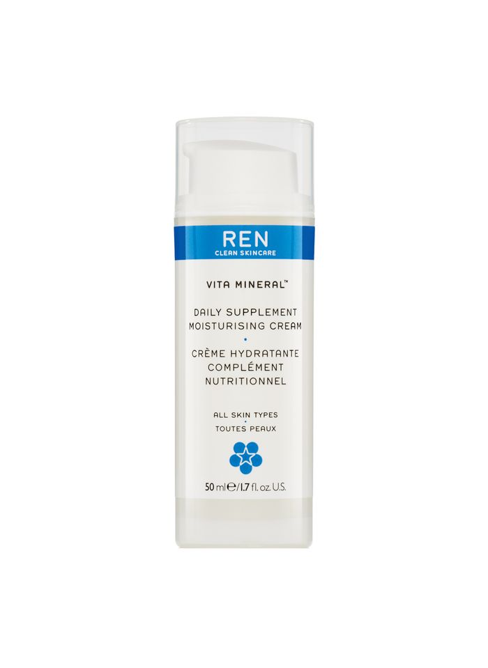 REN SKINCARE Vita Mineral Daily Supplement Moisturising Cream - Multiaktive Tagescreme, die die Haut mit Feuchtigkeit und Nächstoffen versorgt 