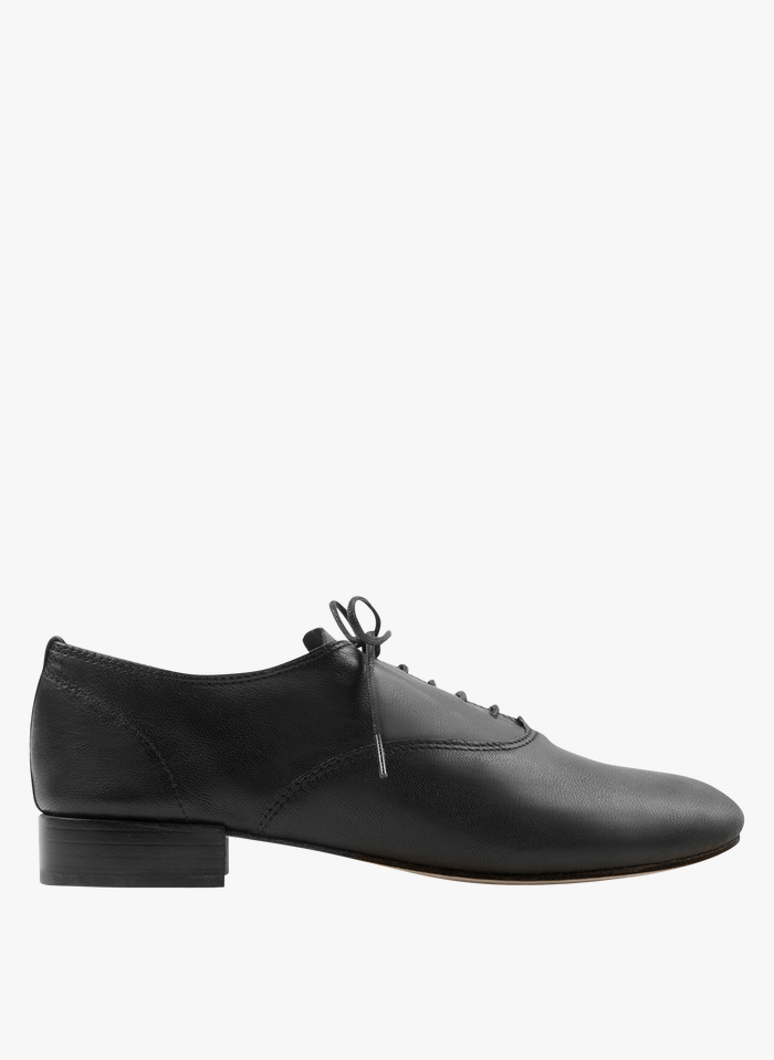 REPETTO Oxford-Schuhe aus Ziegenleder in Schwarz