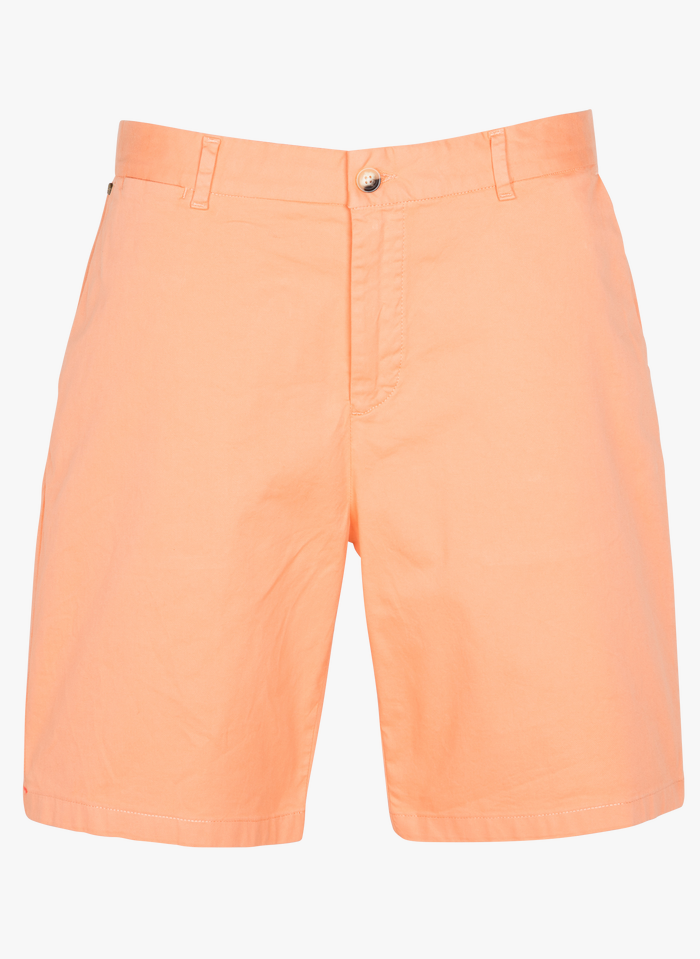 SCOTCH AND SODA Shorts aus Stretch-Baumwolle, Regular Fit in Orange
