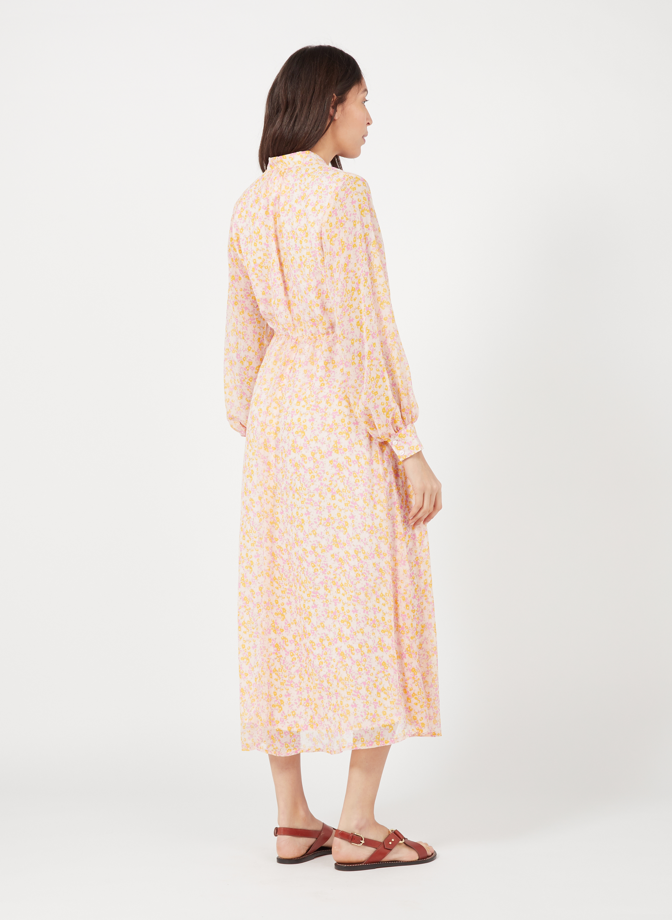 maxikleid mauve