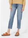 7 FOR ALL MANKIND Mid Blue Stone-bleached Jeans