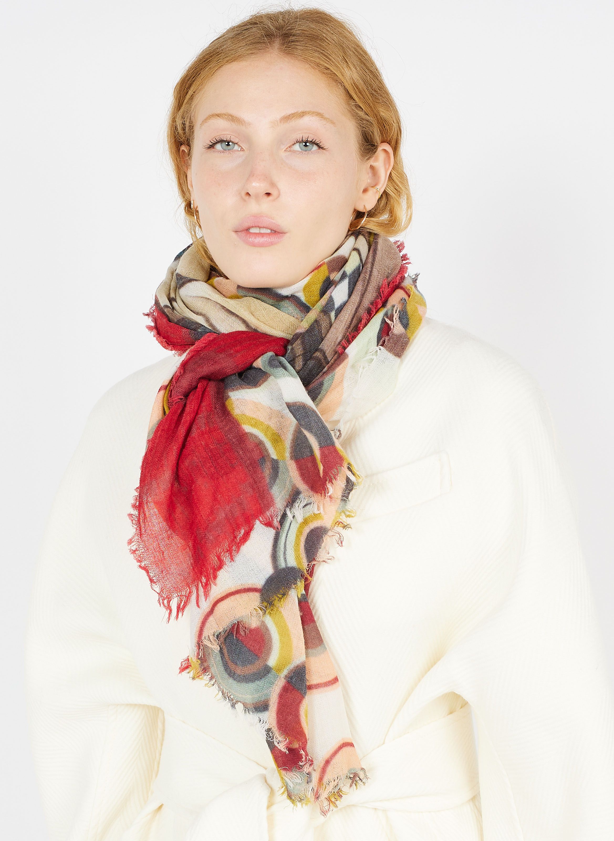 Damen Kleidung Activewear Accessoires Schals New Yorker Schals Karierter Schal 
