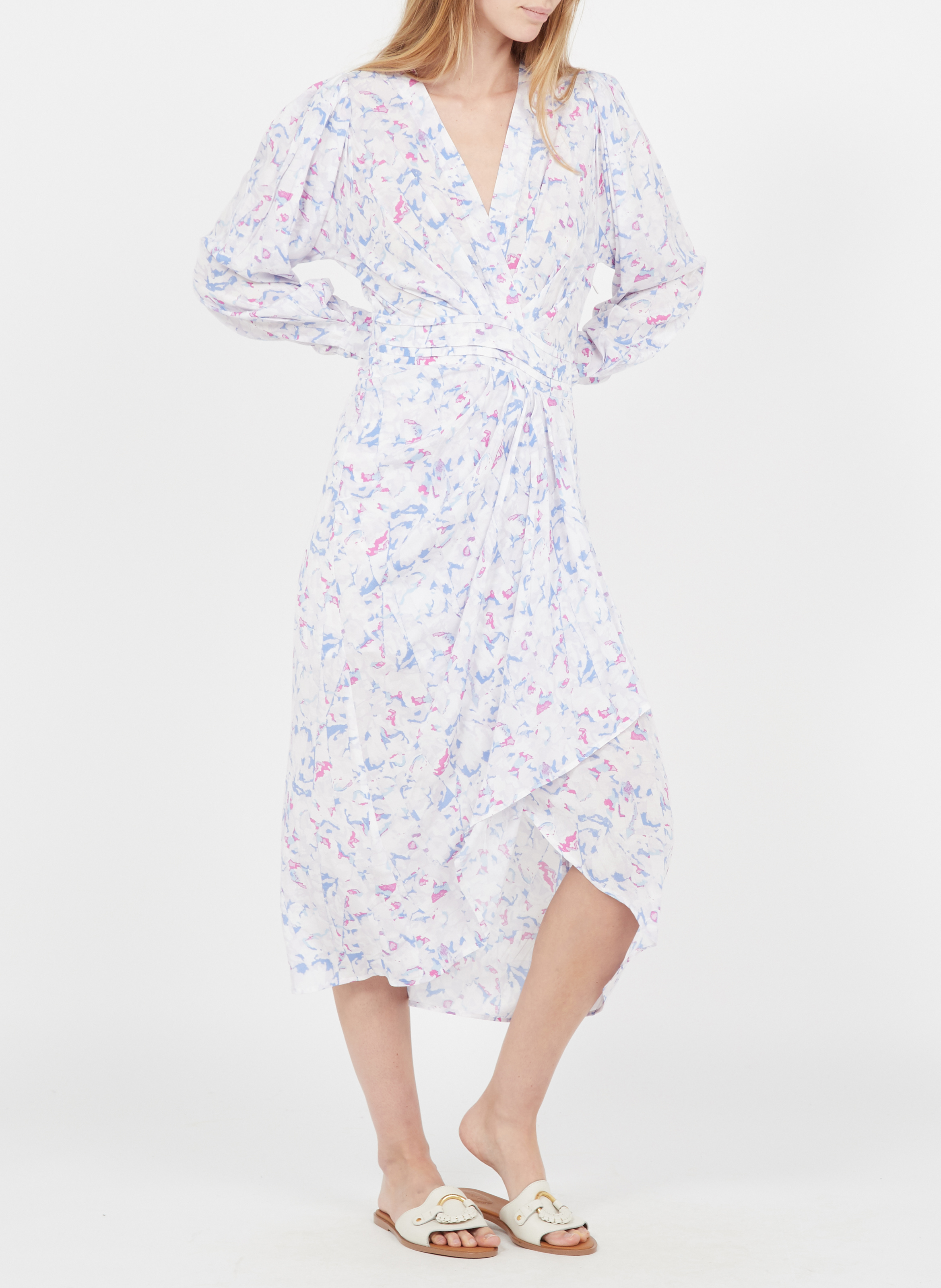 maxikleid mauve