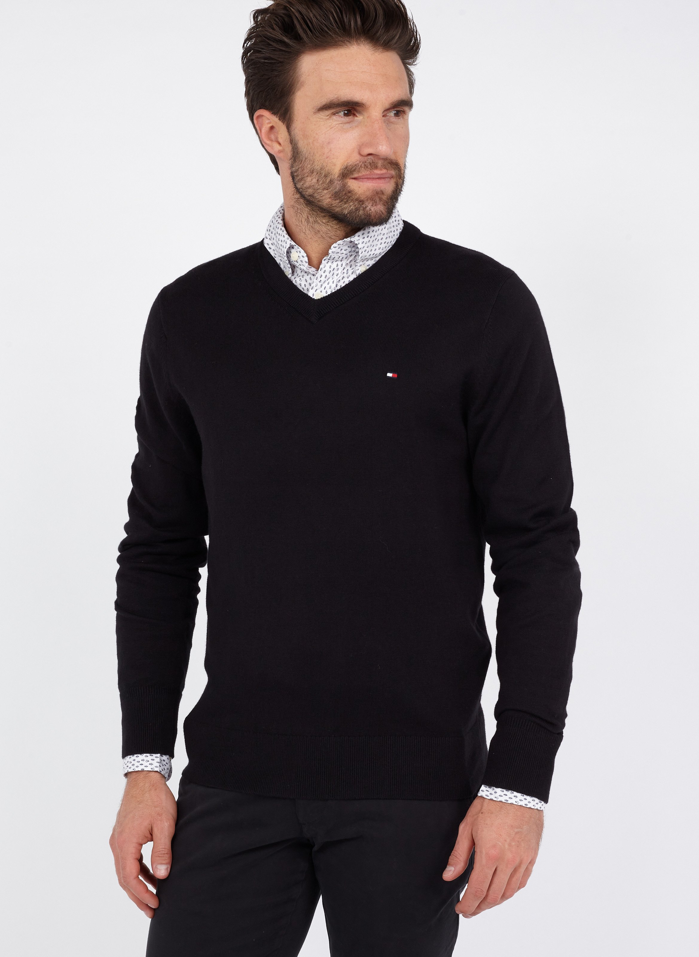 tommy hilfiger pullover kragen